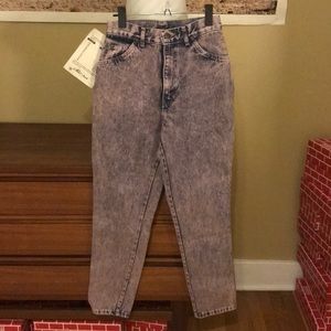 Vintage Dead Stock Chic Jeans Lavender Acid Wash